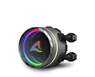 Sharkoon S80 ARGB AIO 240 2x120mm 4044951038008 - 1370215 - zdjęcie 7